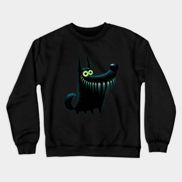 Spooky dog Crewneck Sweatshirt by Helgar